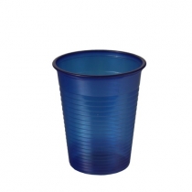 Drinkbekers, 180 cc, donkerblauw, 100 stuks  