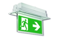 LED Noodverlichting, Inbouw, LED N (NOOD) 4000K 4W PT IP20. 